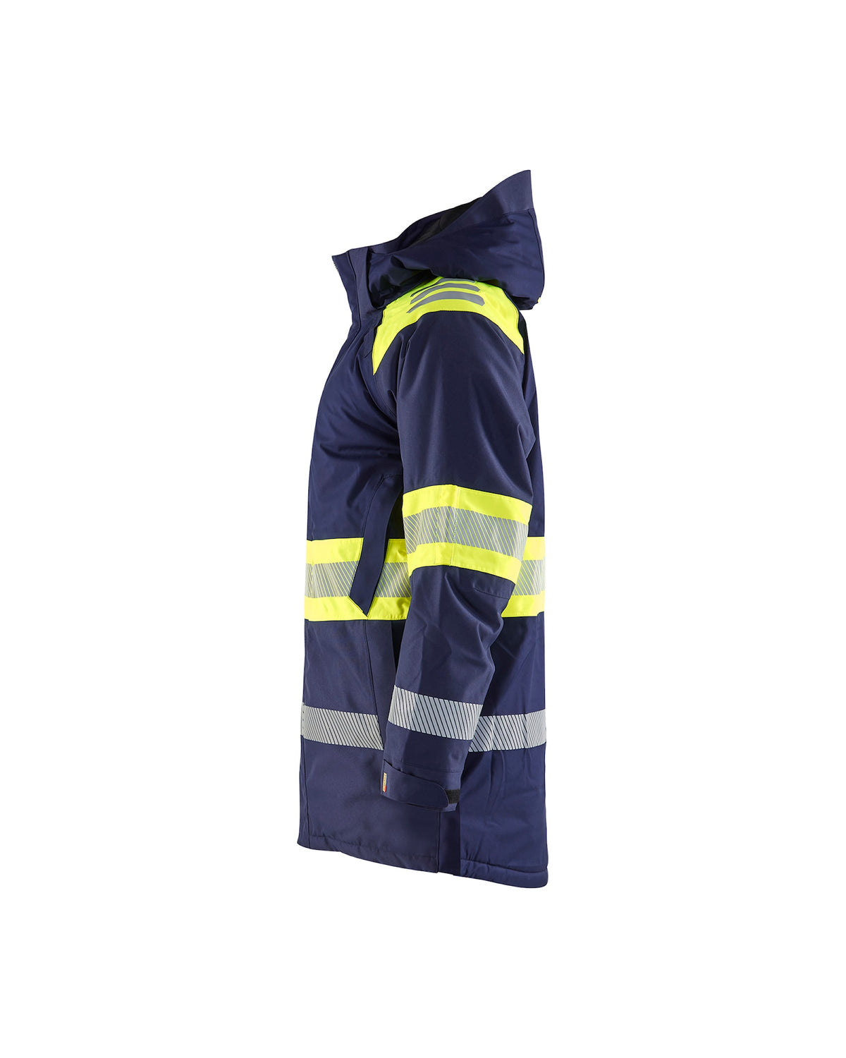 Blåkläder 4485 Warnschutz Winterparka Kl. 1 – marine/gelb