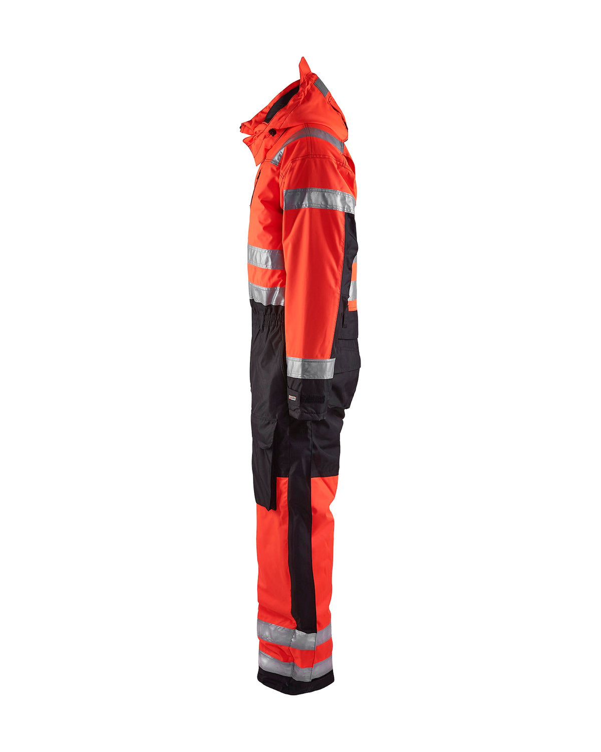Blåkläder 6763 Warnschutz Winteroverall – rot/schwarz