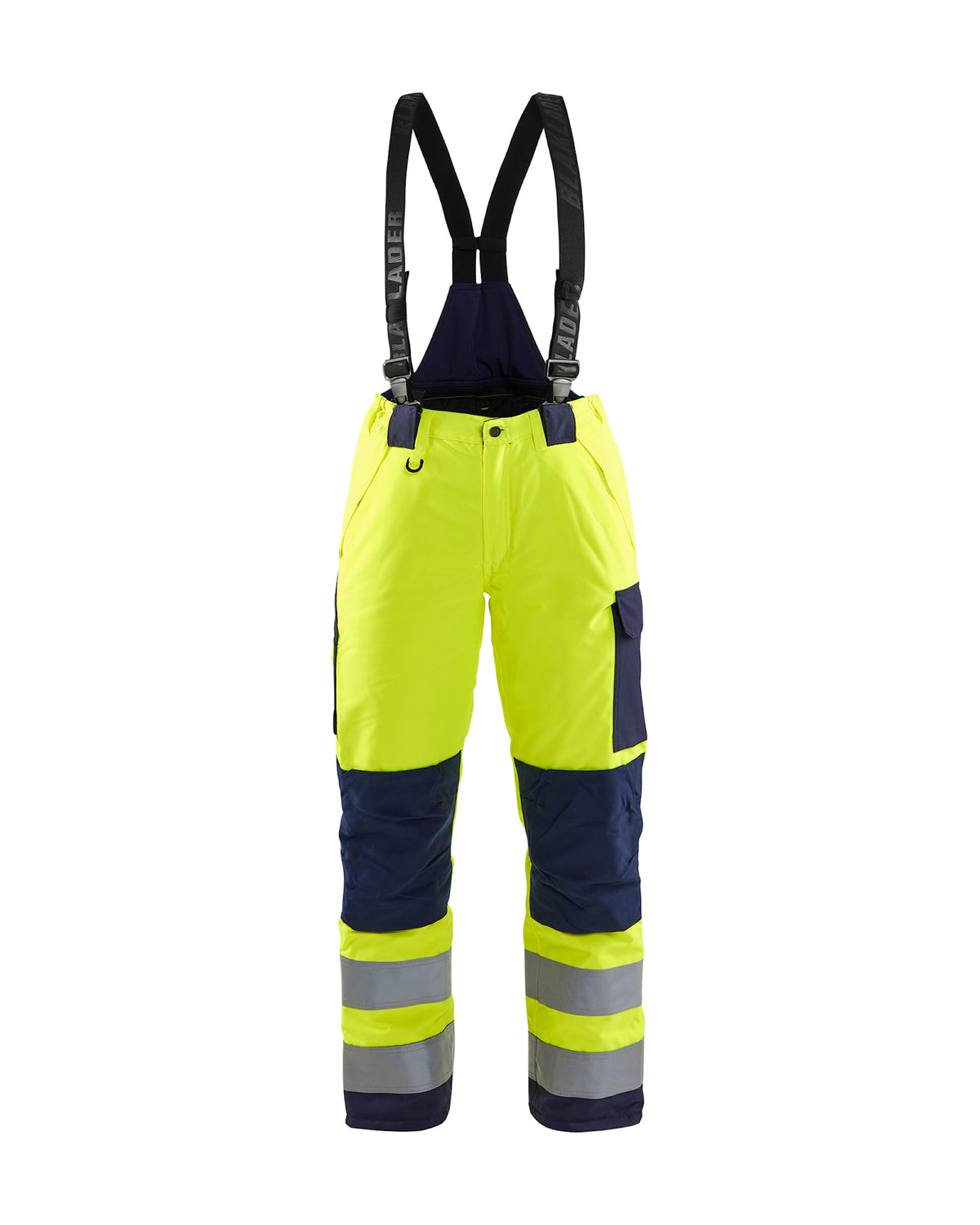 Blåkläder Damen 7885 Warnschutz-Winterhose – gelb/marine