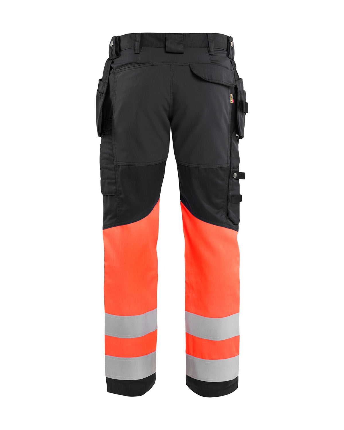 Blåkläder 1558 Warnschutz Stretch Handwerkerhose – schwarz/rot