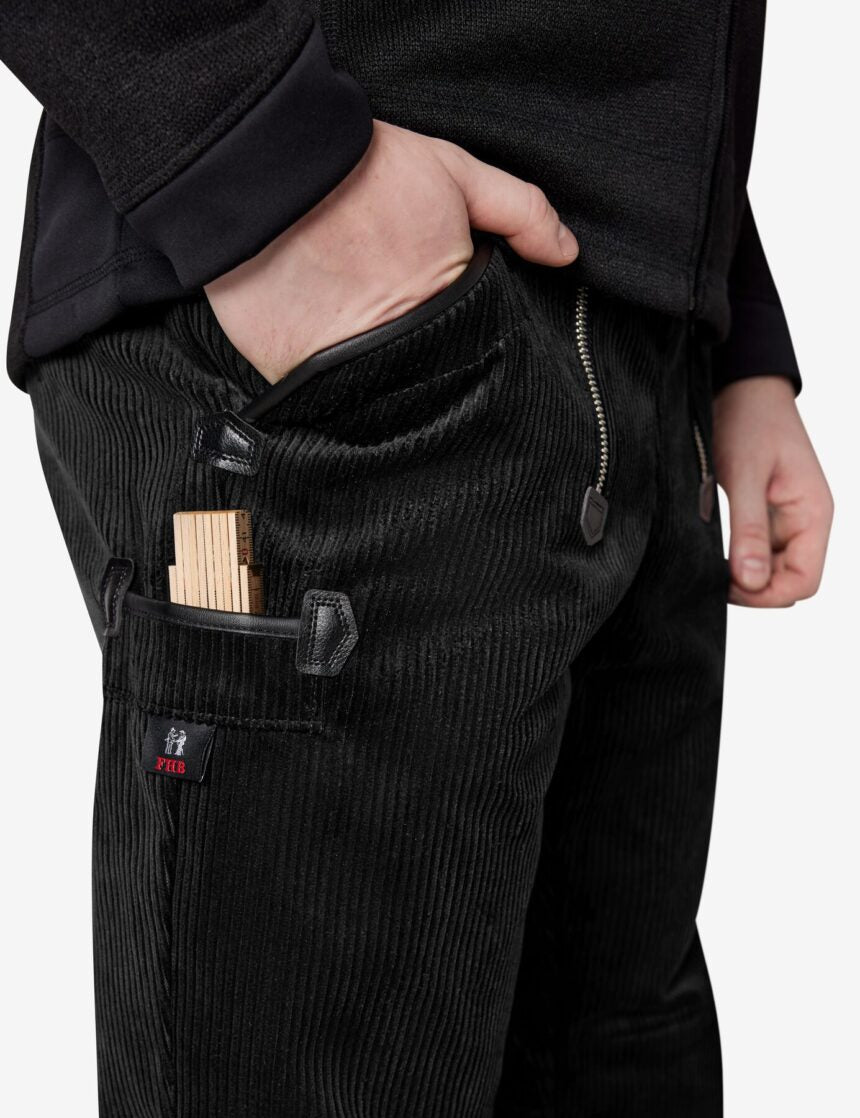 Zunfthose Trenkercord "MIRKO" - FHB® schwarz