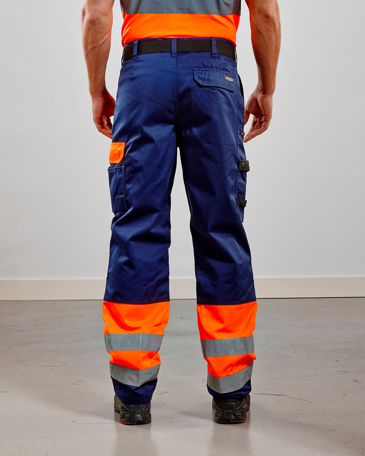 Blåkläder 1584 Warnschutz Bundhose HIGH-VIS – orange/marine