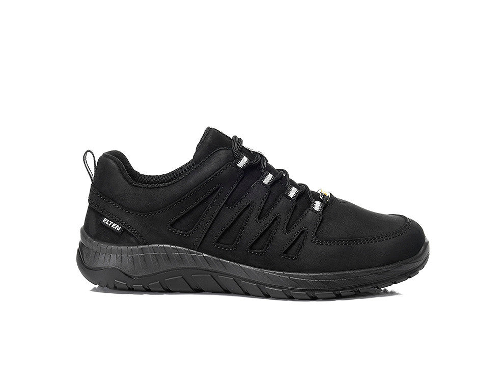 Elten Maddox Leather LOW O2 Berufshalbschuh schwarz – schwarz