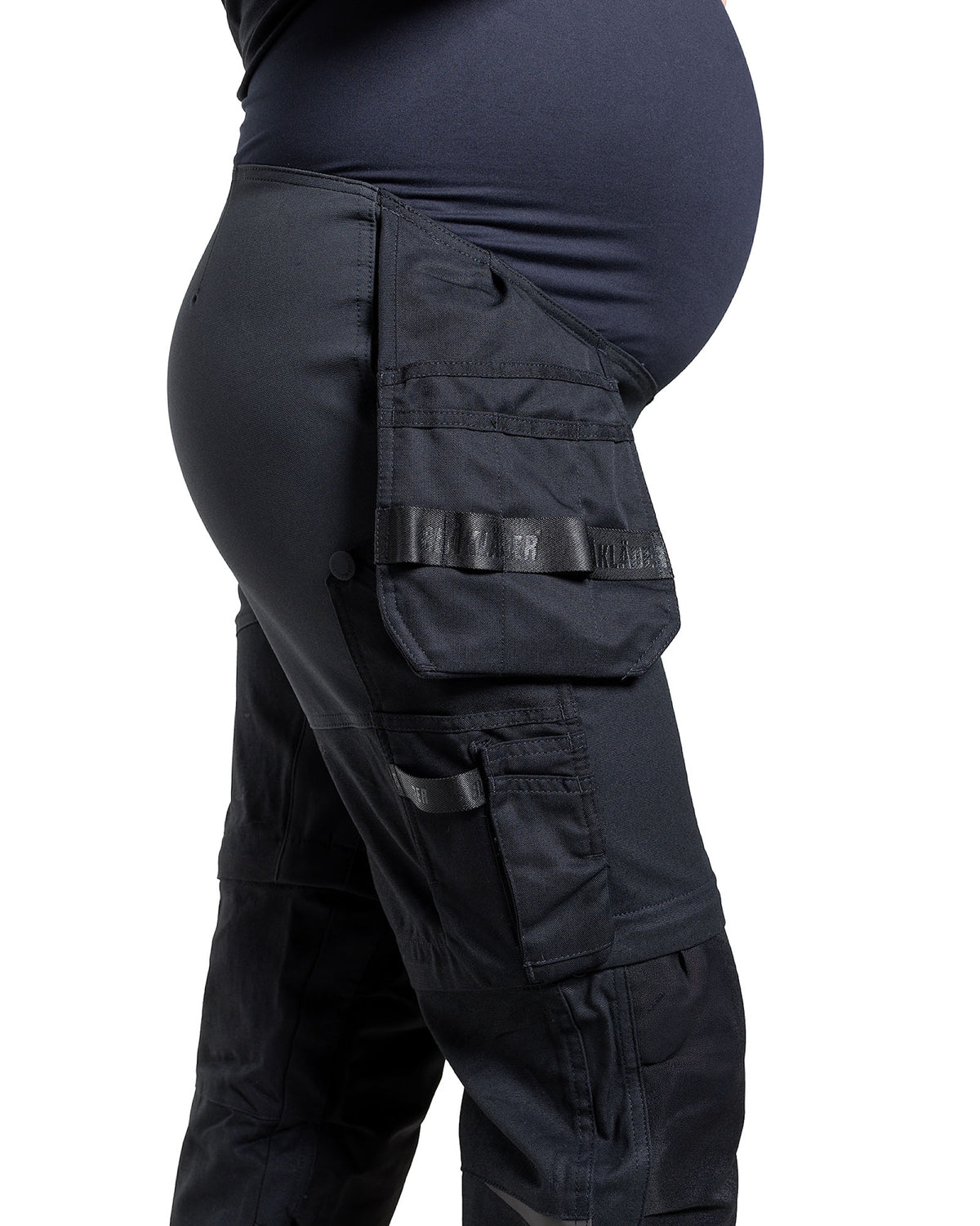 Blåkläder Damen 7103 Handwerker Umstandshose schwarz – schwarz