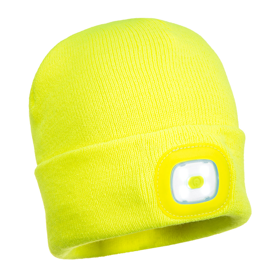Portwest B029 LED Wintermütze – flourgelb