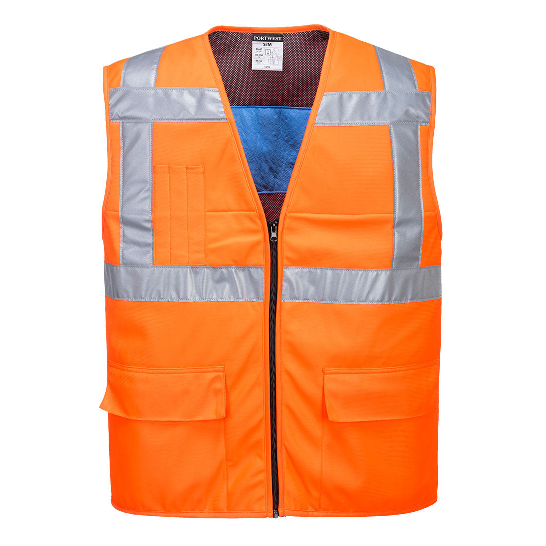 Portwest CV02 Kl. 2 Warnschutz Kühlweste – orange