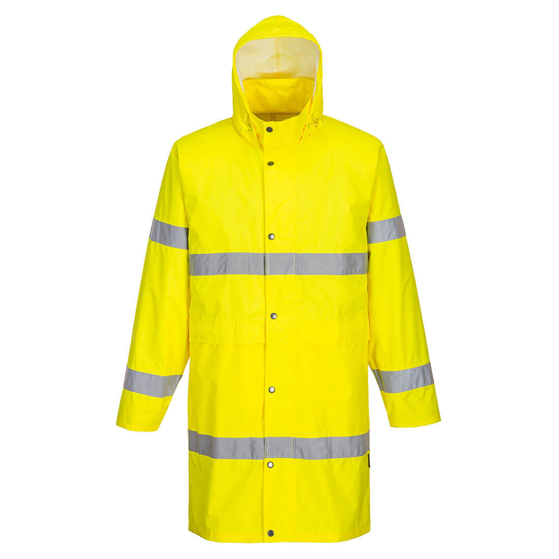 Portwest H442 Warnschutz PVC-Regenmantel – gelb
