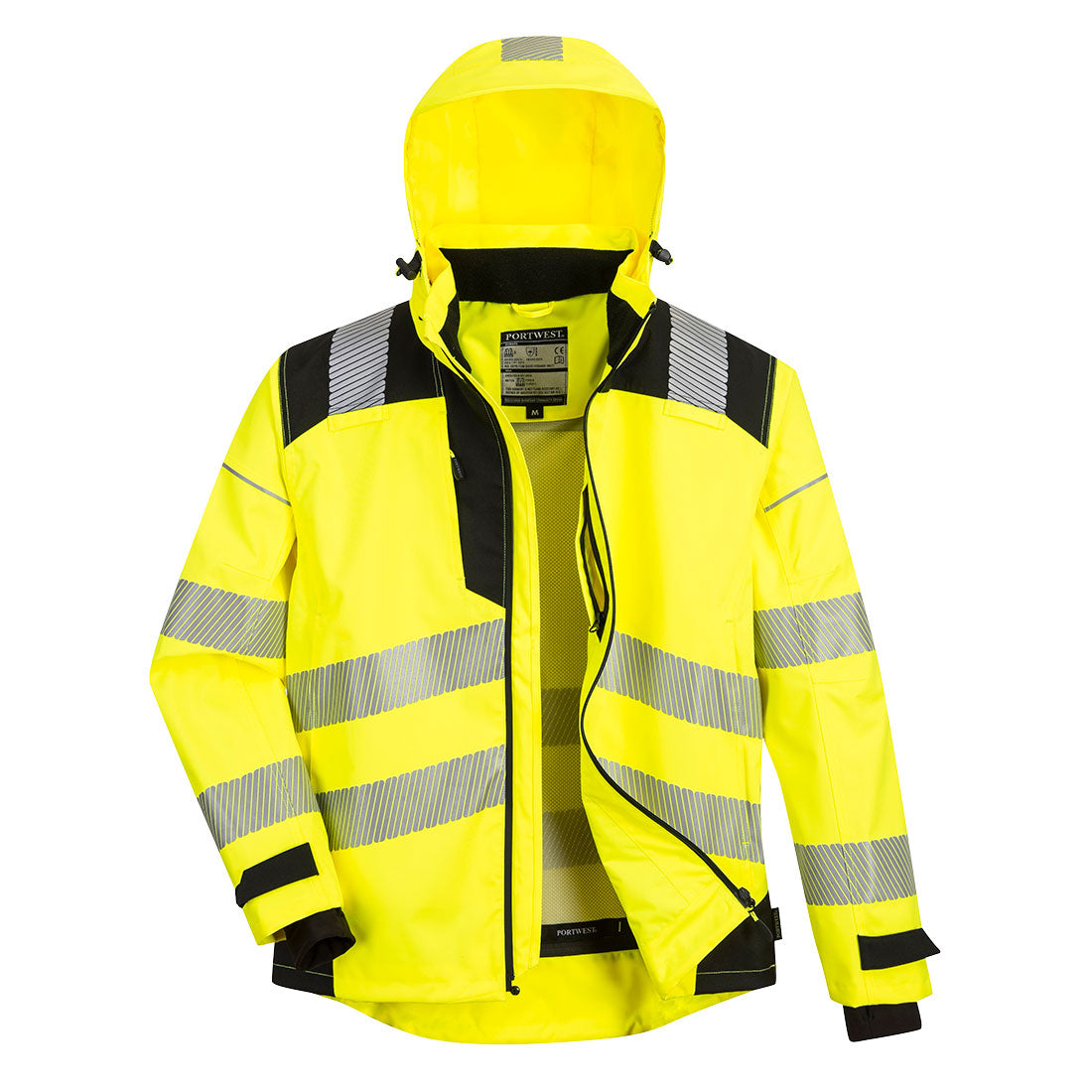 Portwest PW360 PW3 Extreme Warnschutz Regenjacke – gelb/schwarz