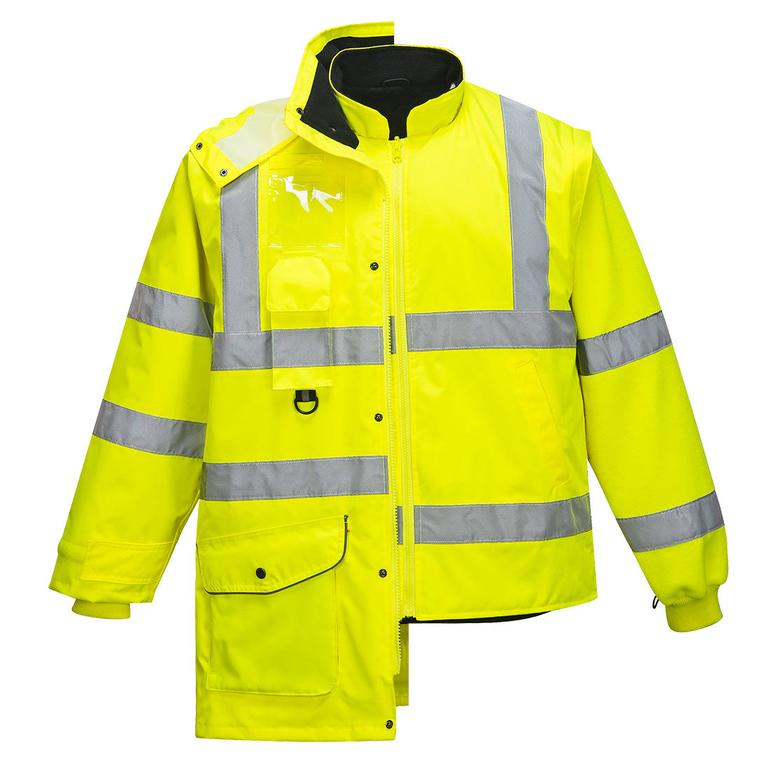 Portwest S427 Warnschutz Winterjacke 7in1 gelb – gelb