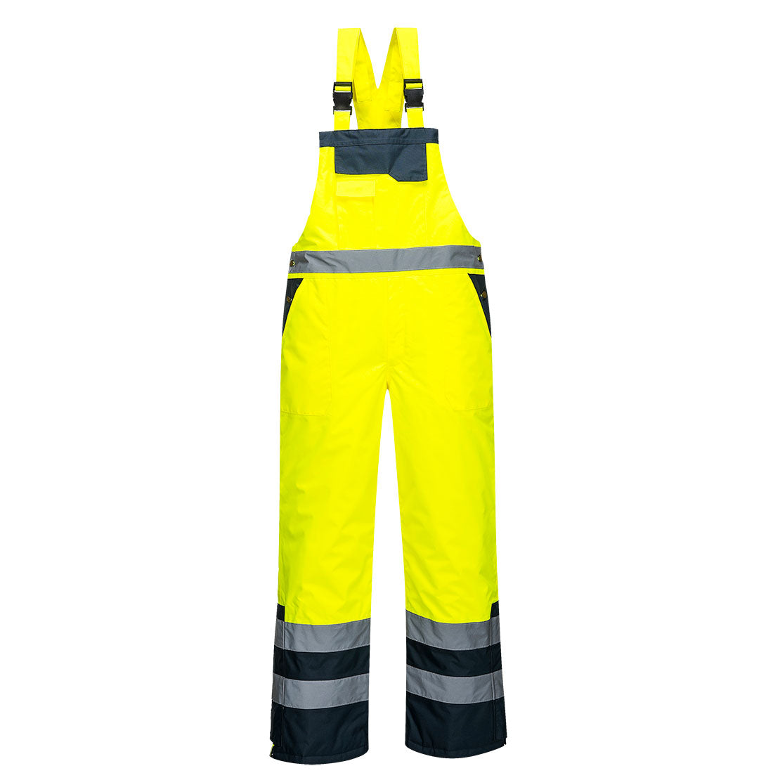 Portwest S489 Warnschutz Winter Latzhose – gelb