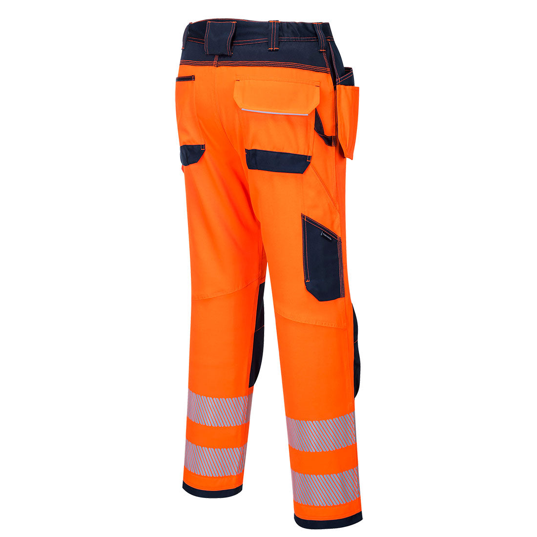 Portwest T501 PW3 Warnschutz Handwerkerhose – orange/marine