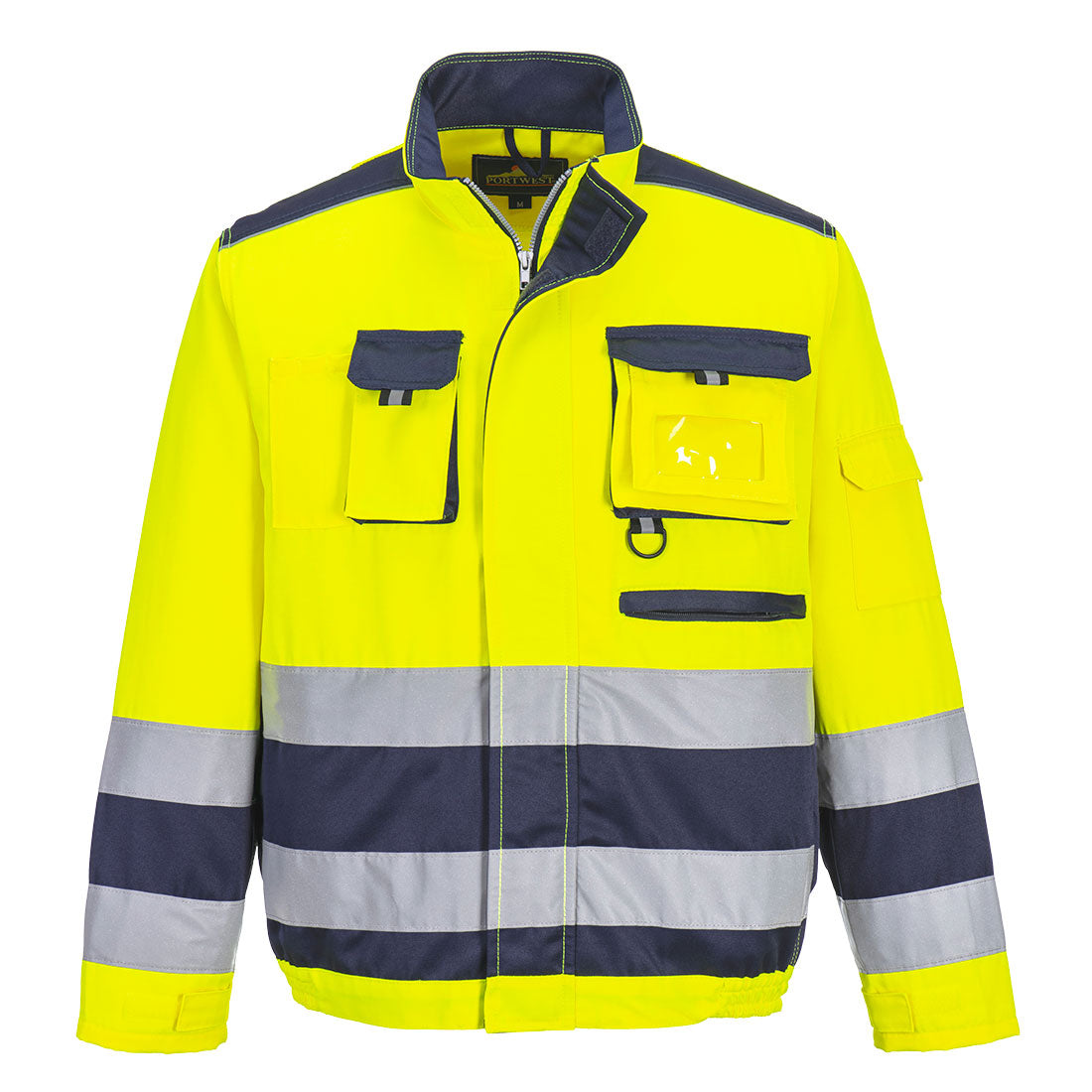 Portwest Lille Warnschutz Bundjacke – gelb/marine