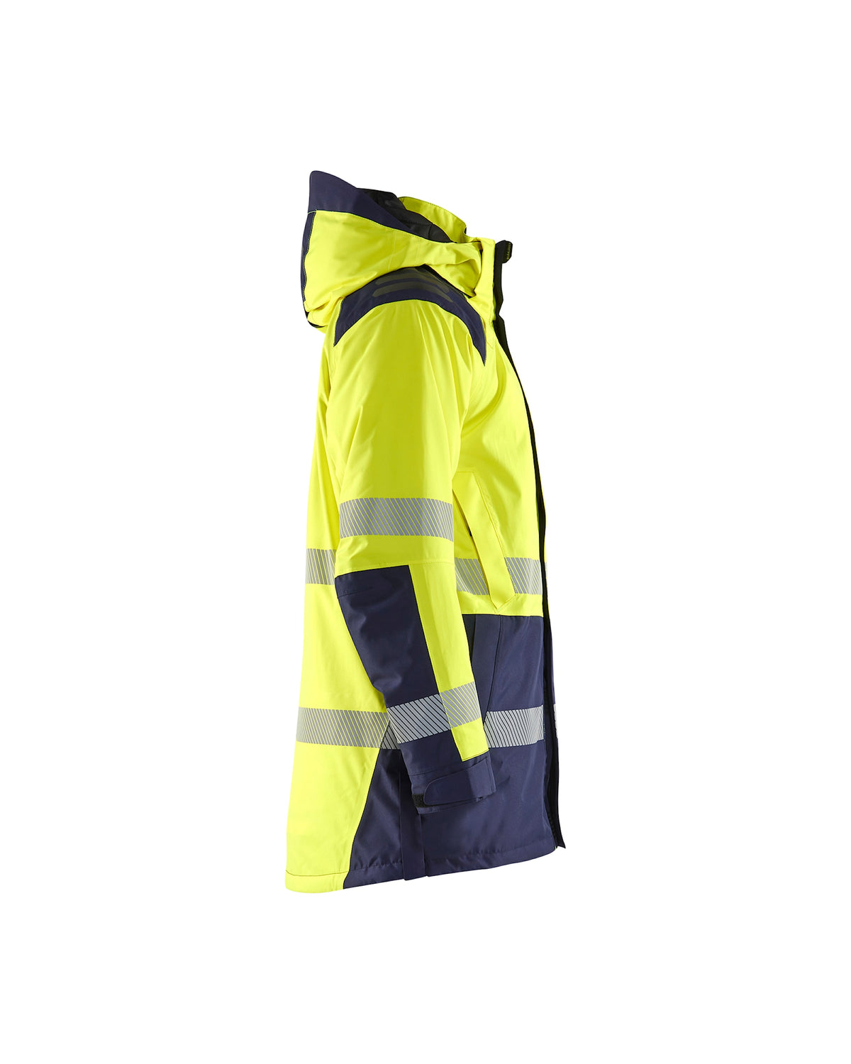Blåkläder 4457 Warnschutz Winterparka Kl. 3 – gelb/marine