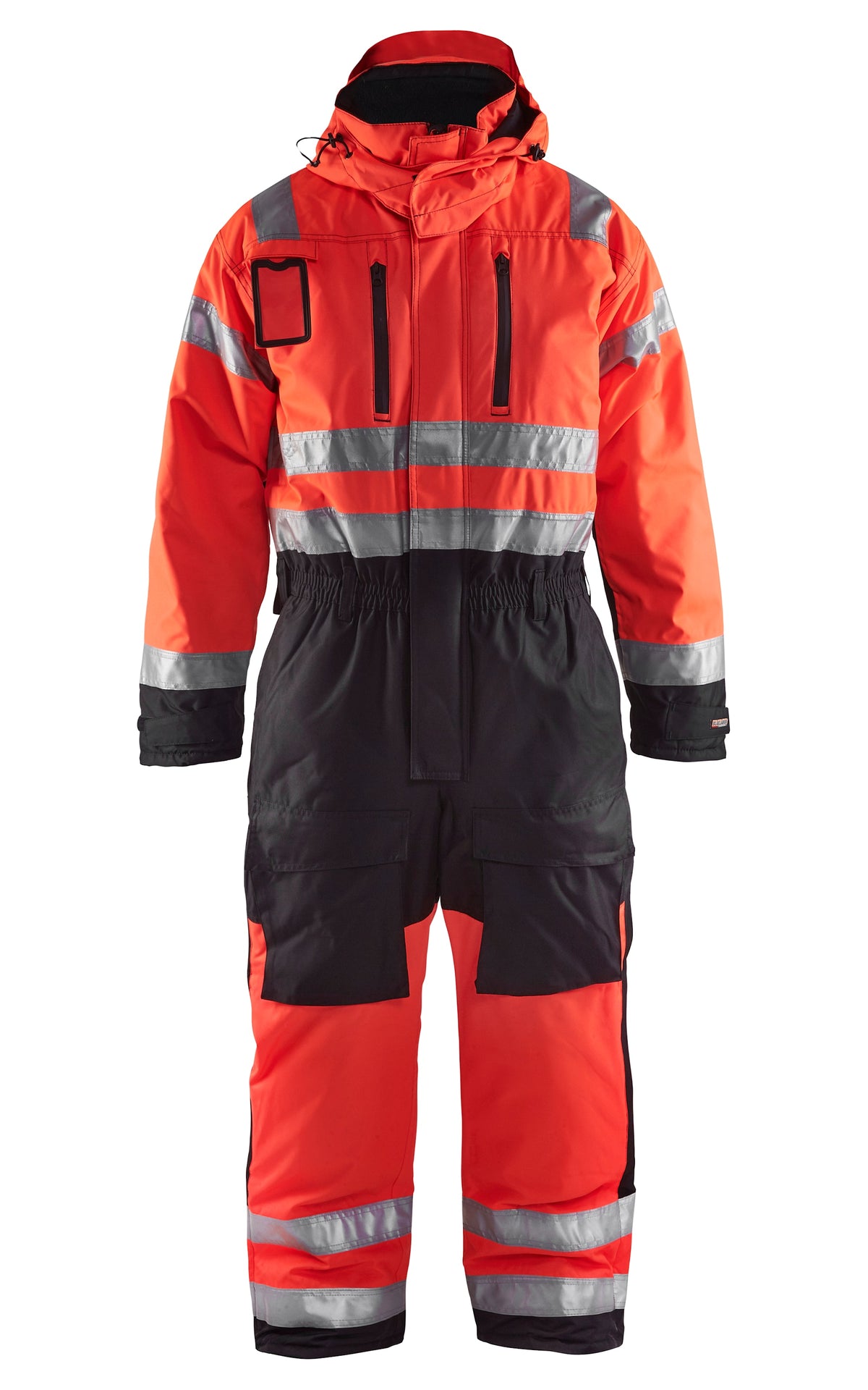 Blåkläder 6763 Warnschutz Winteroverall – rot/schwarz