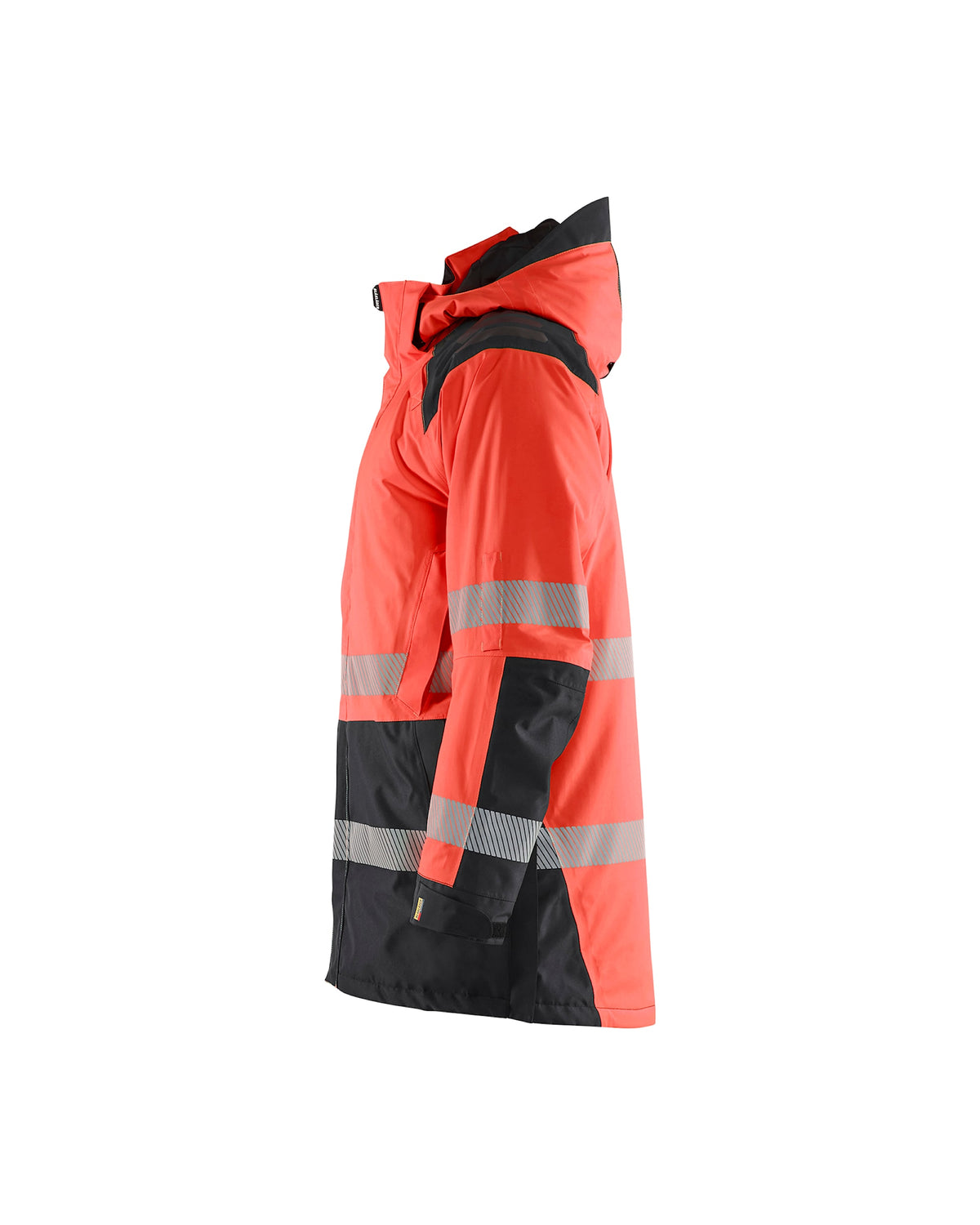 Blåkläder 4457 Warnschutz Winterparka Kl. 3 – rot/schwarz