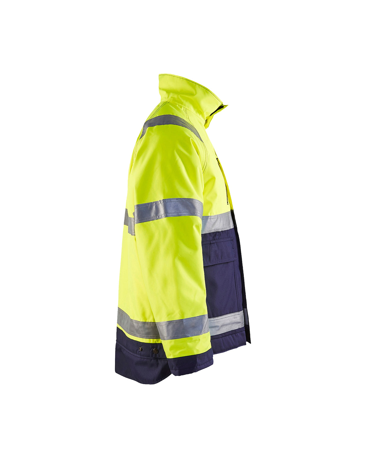 Blåkläder 4827 Warnschutz-Winterjacke – gelb/marine