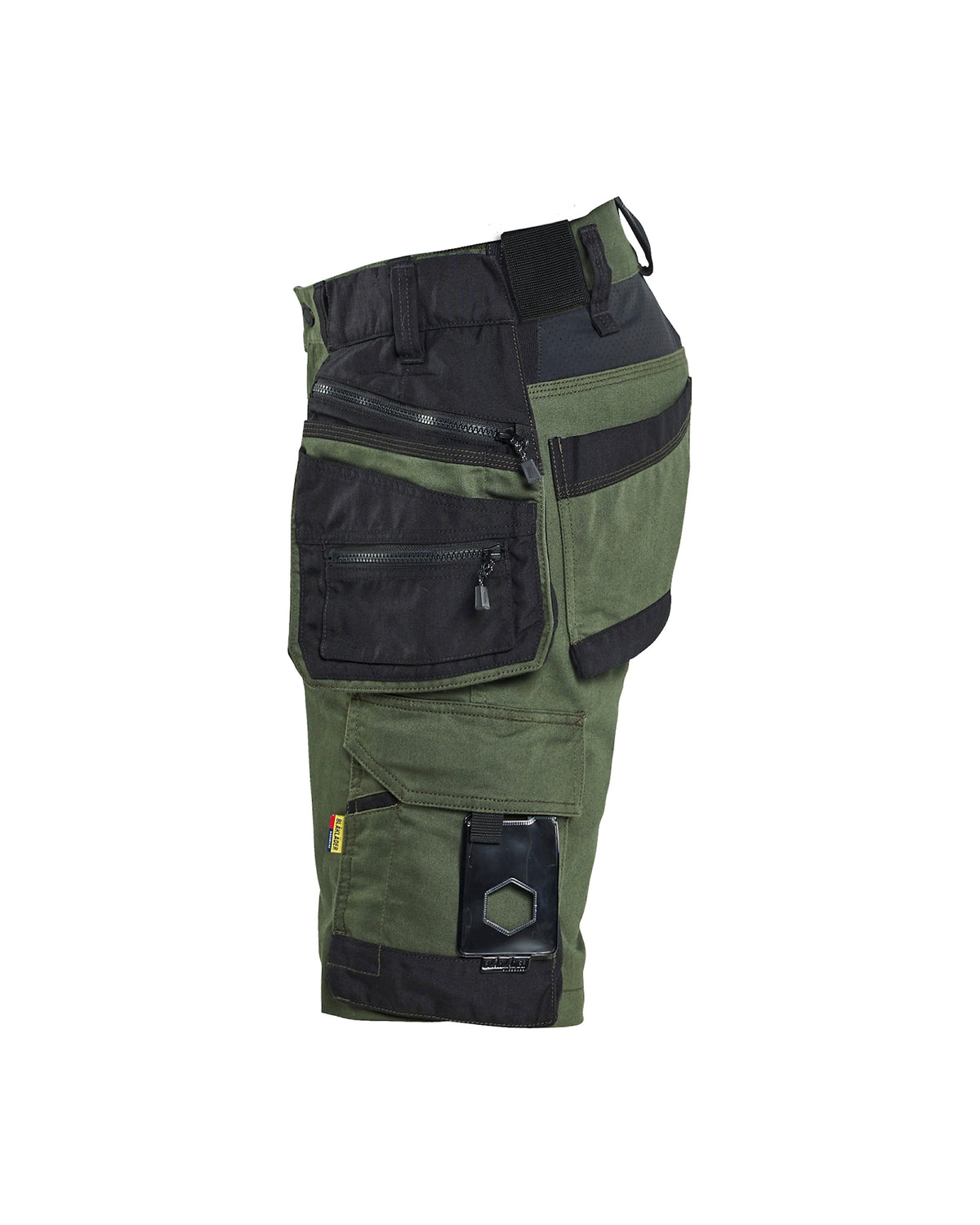 Blåkläder Striker Stretch Shorts – waldgrün/schwarz