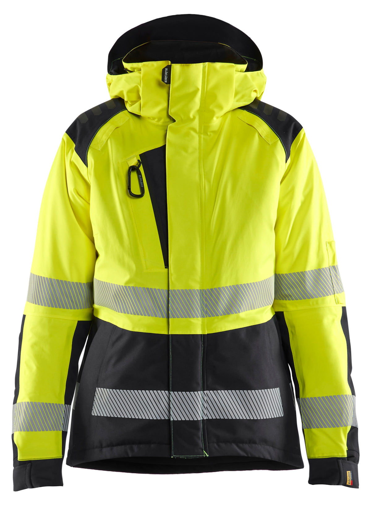 Blåkläder Damen 4456 Warnschutz Winterjacke Kl 2 – gelb/schwarz