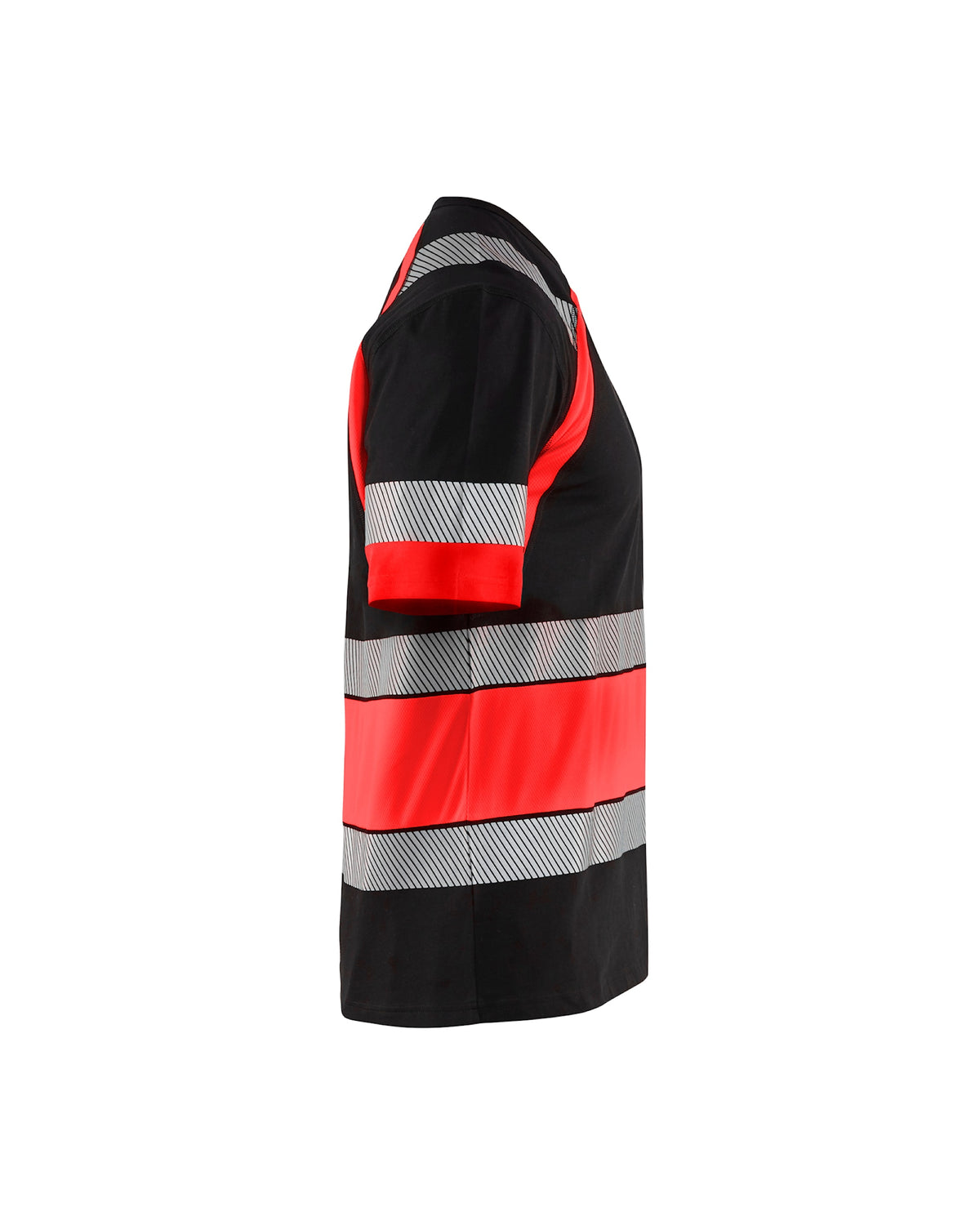 Blåkläder 3421 Warnschutz T-Shirt – schwarz/rot