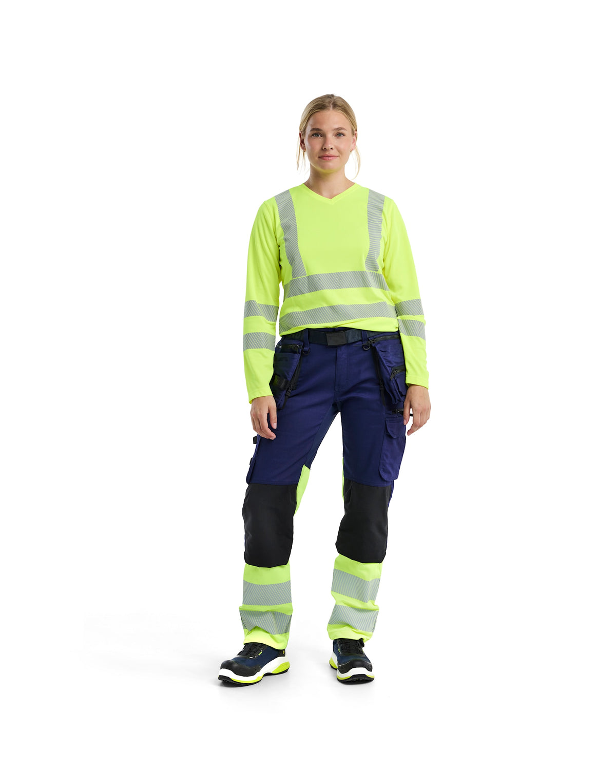 Blåkläder Damen 3485 Warnschutz Langarmshirt – gelb