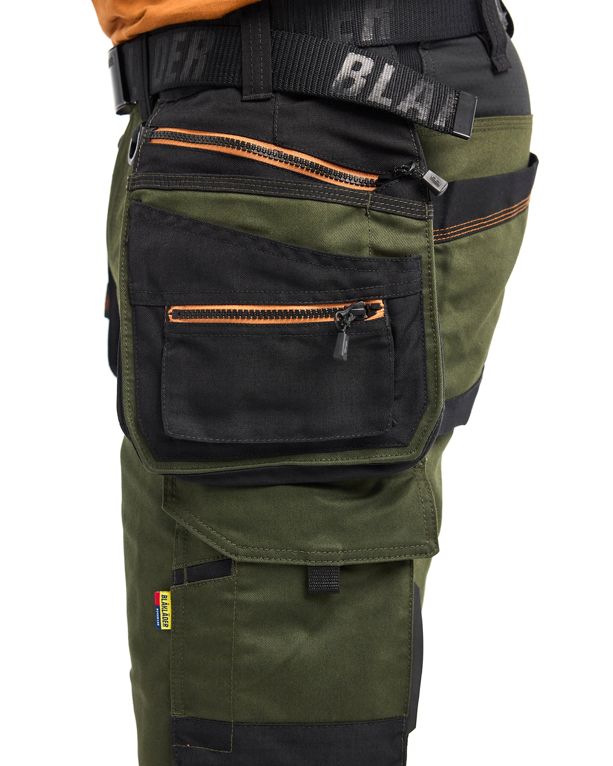 Blåkläder Striker Stretch Shorts – waldgrün/rost
