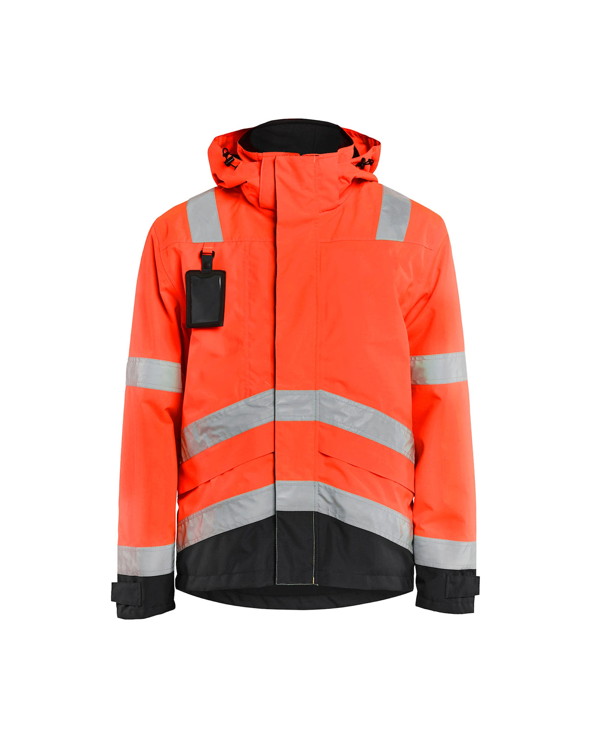 Blåkläder 4837 Warnschutz Regenjacke – rot/schwarz