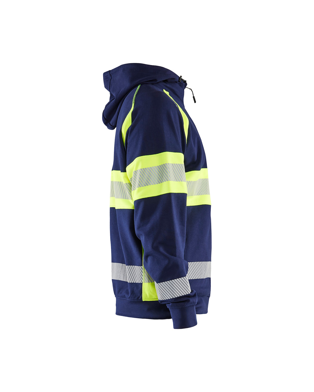 Blåkläder Kl. 1 3552 Warnschutz Kapuzen-Sweatjacke – marine/gelb