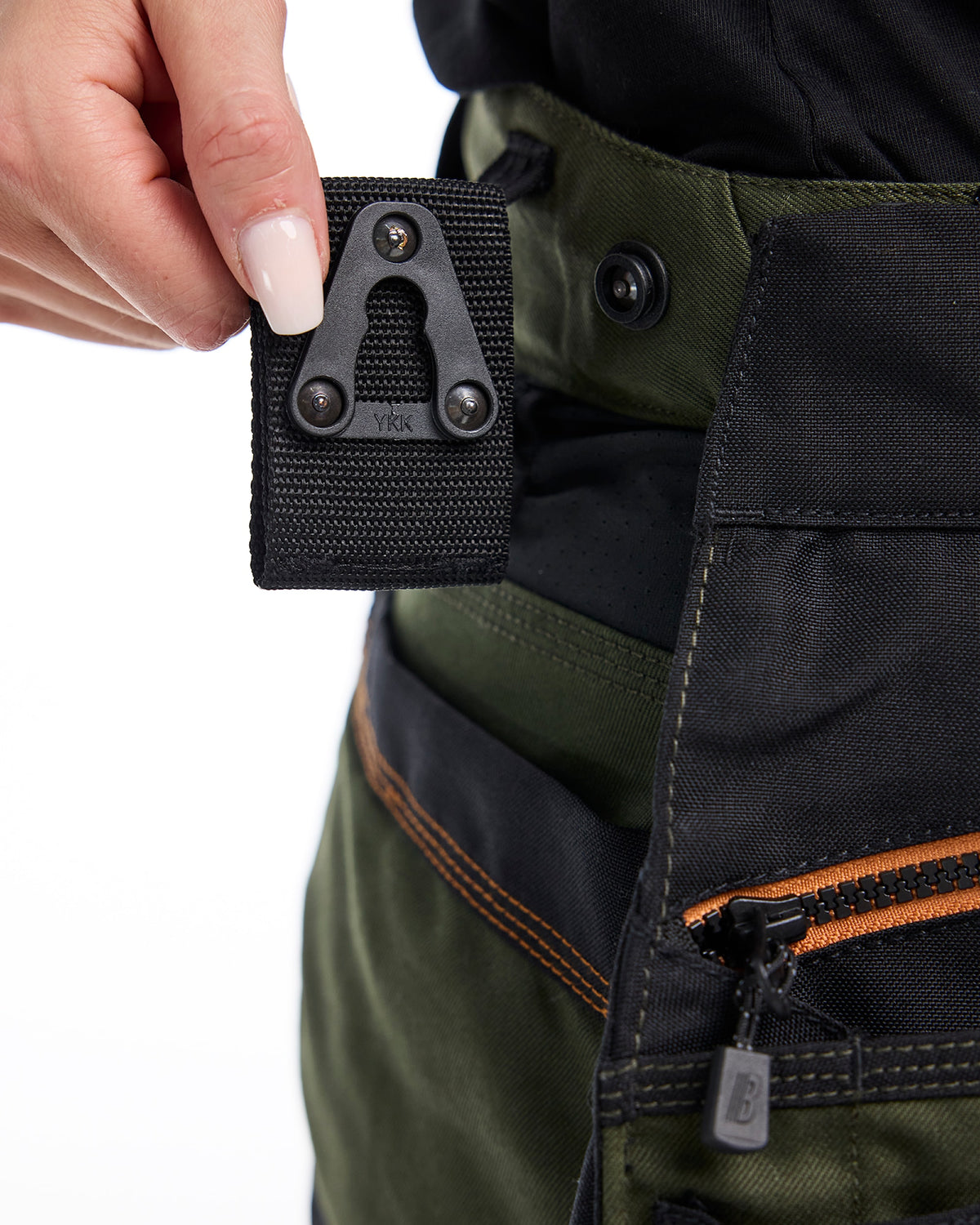 Blåkläder Damen Stretch 7170 Arbeitshose – waldgrün/rost