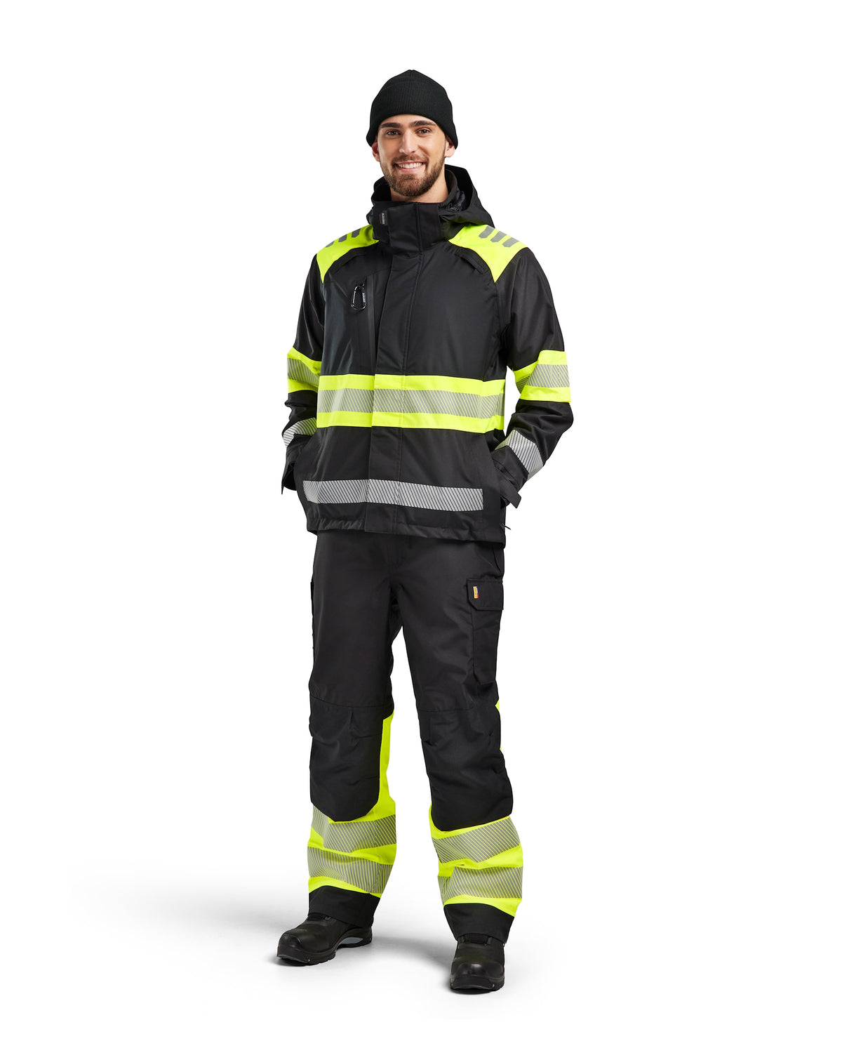 Blåkläder 4420 Warnschutz Regenjacke Kl. 1 – schwarz/gelb