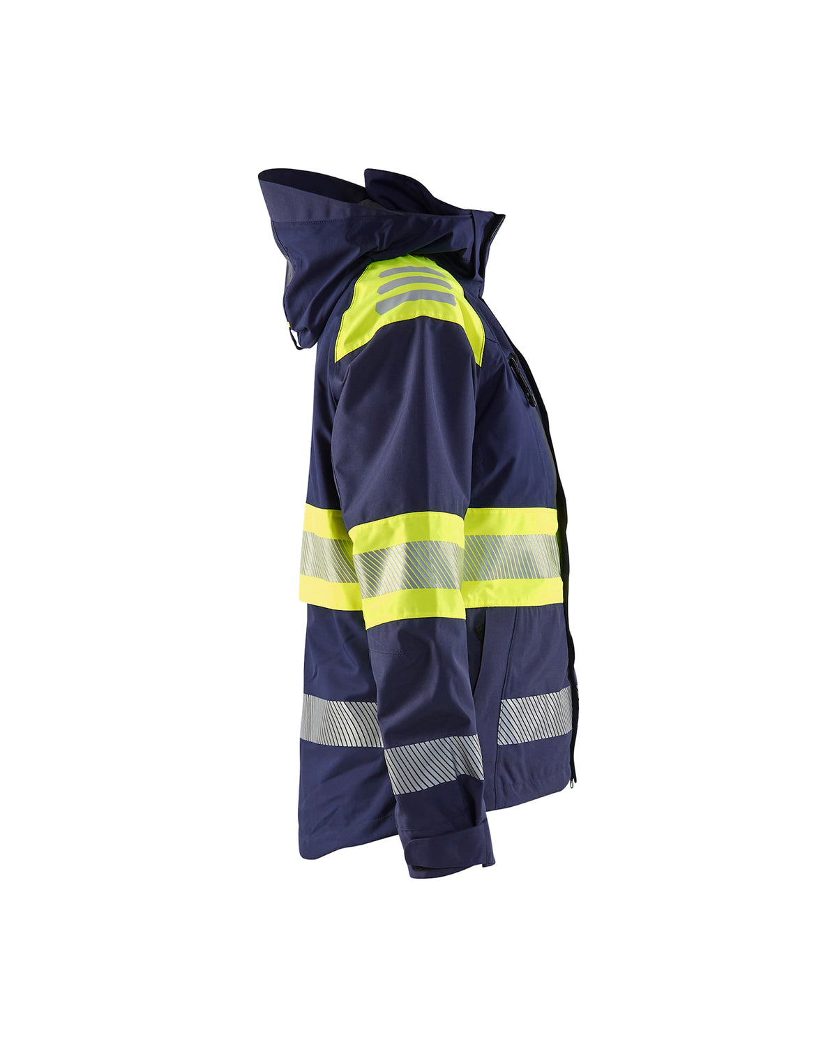 Blåkläder Damen 4430 Warnschutz Regenjacke Kl. 1 – marine/gelb