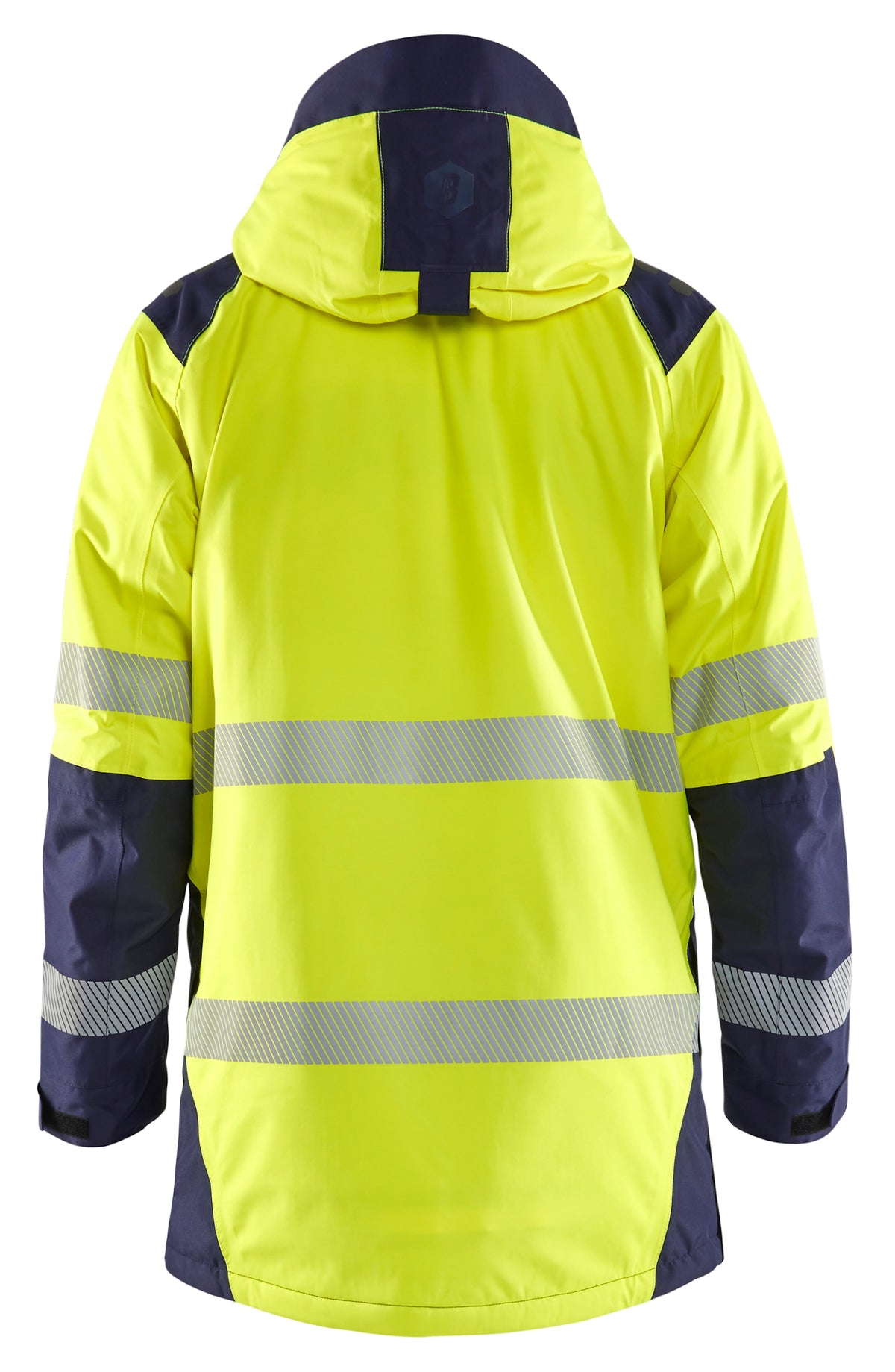 Blåkläder 4457 Warnschutz Winterparka Kl. 3 – gelb/marine