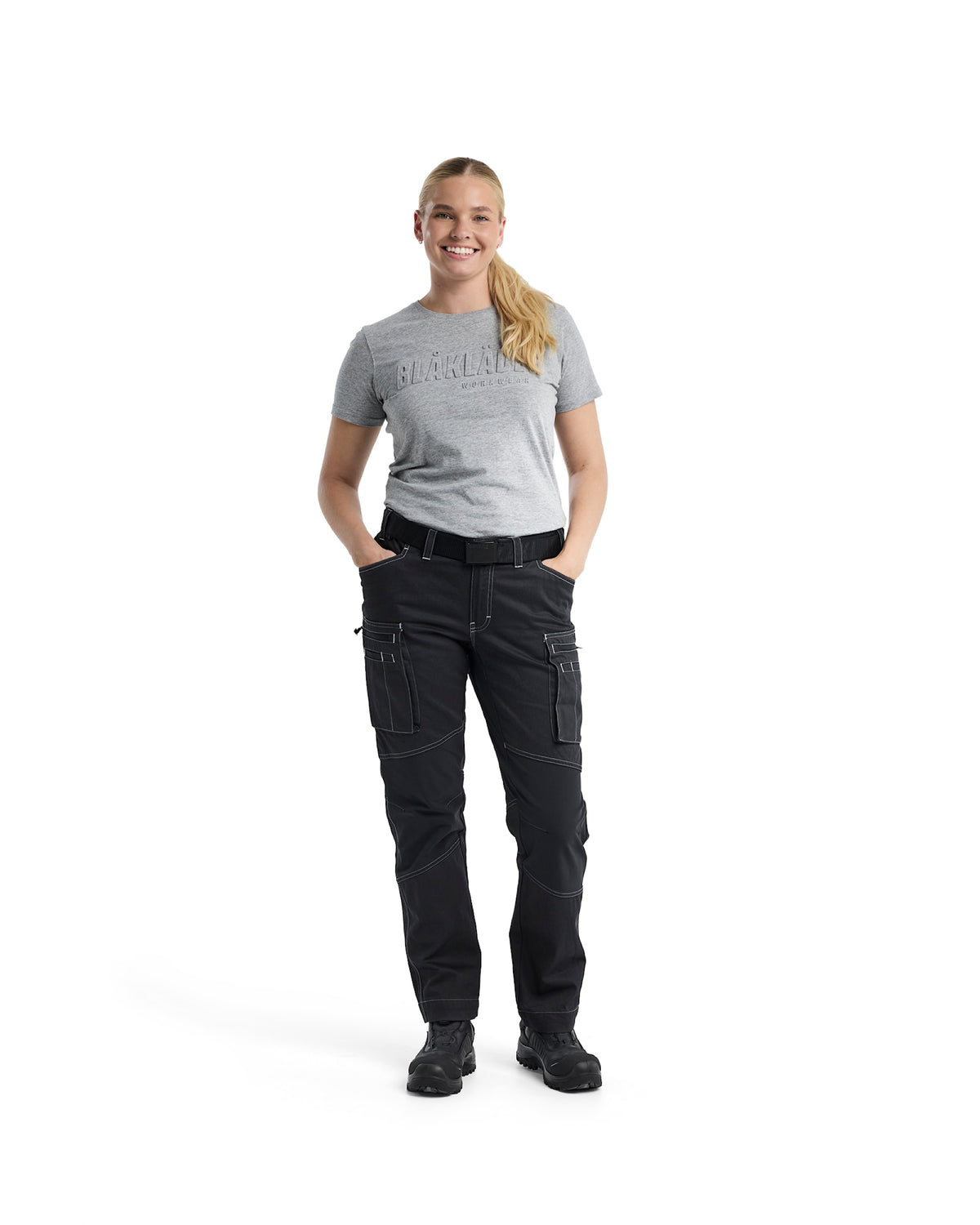 Blåkläder Damen 7159 Jeans Stretch Servicehose – schwarz