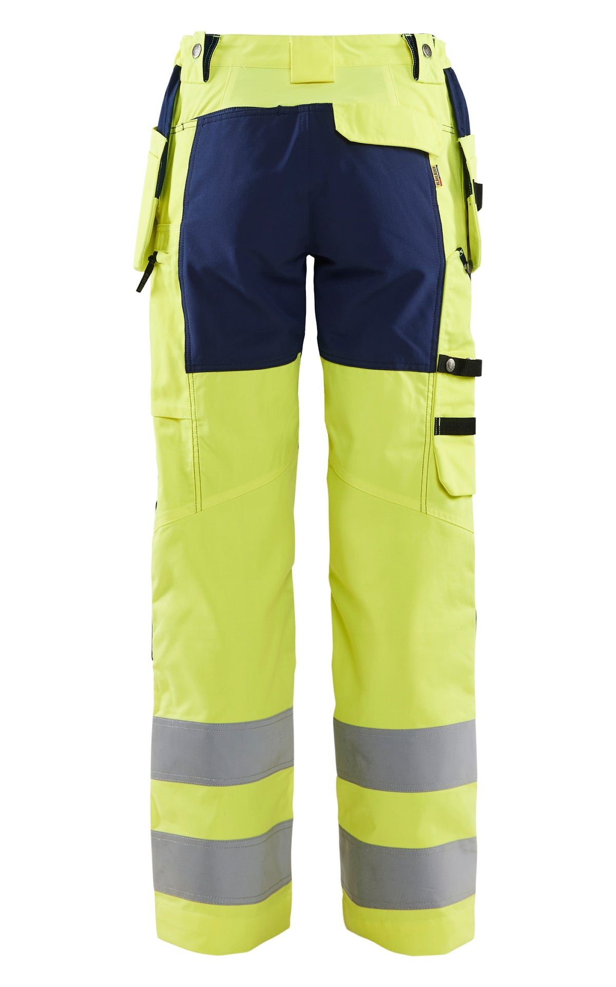 Blåkläder Damen 7163 Warnschutz Handwerkerhose – gelb/marine