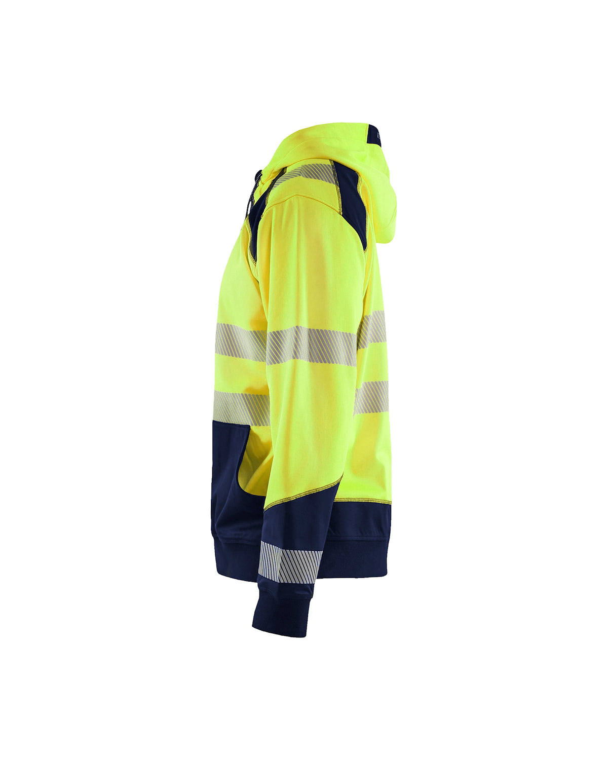 Blåkläder 3546 Warnschutz Kapuzen-Sweatshirt – gelb/marine