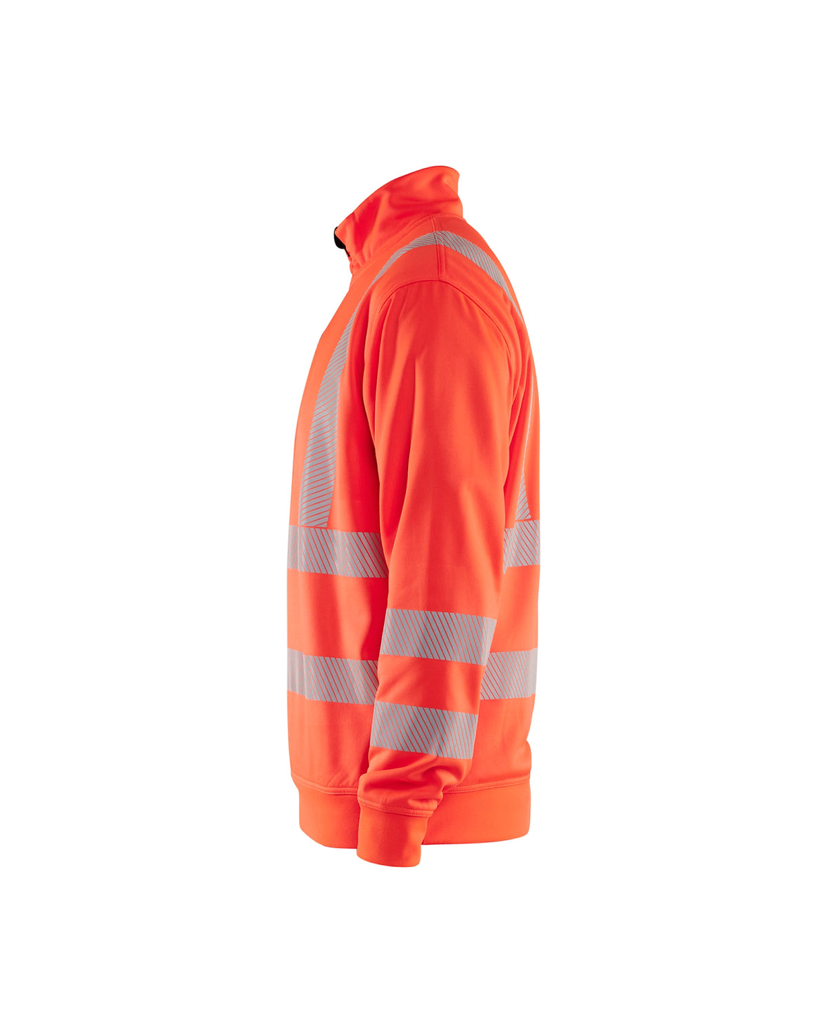 Blåkläder 3564 Warnschutz Zip-Sweatshirt Kl. 3 – rot