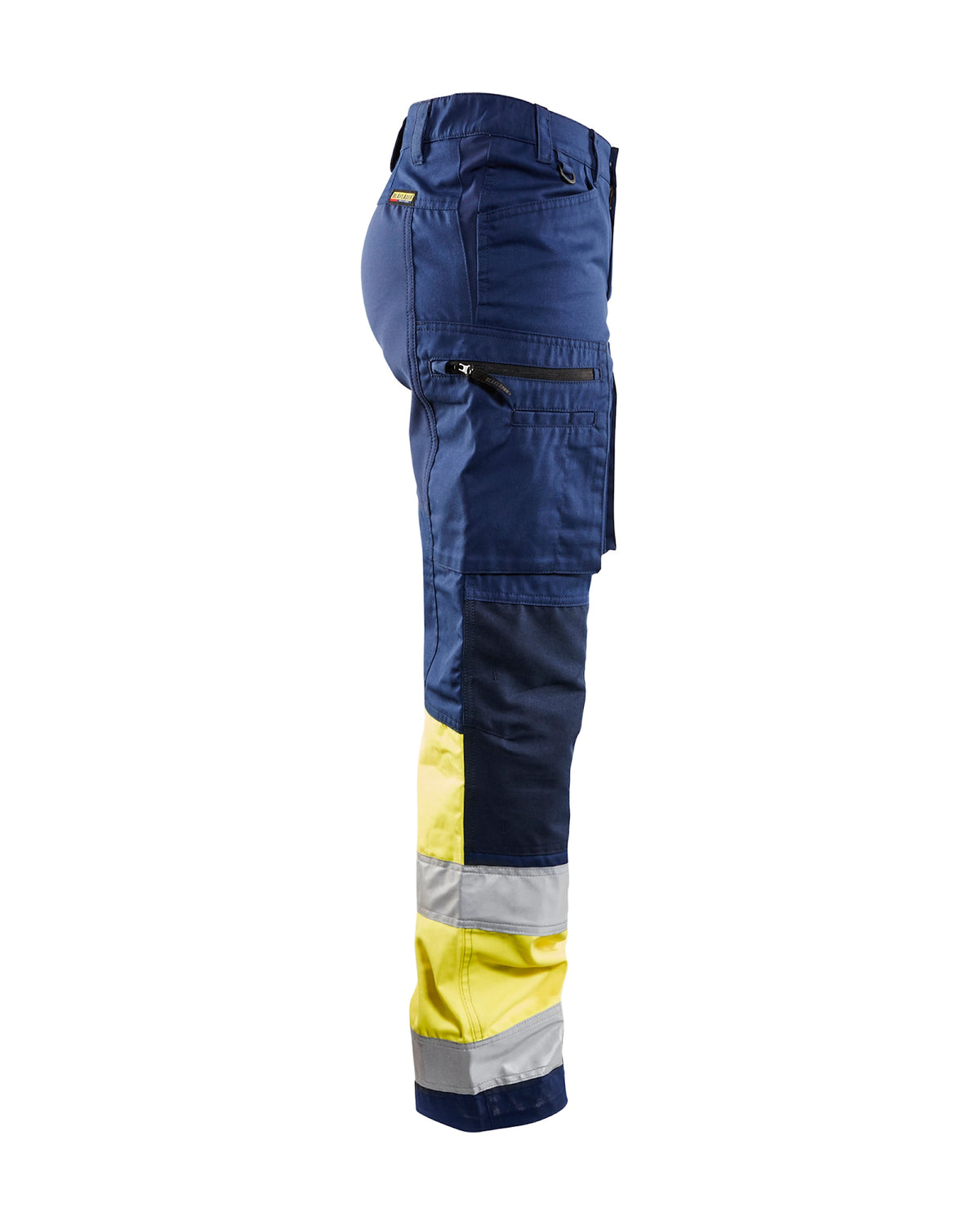 Blåkläder Damen 7161 Warnschutz Bundhose – marine/gelb