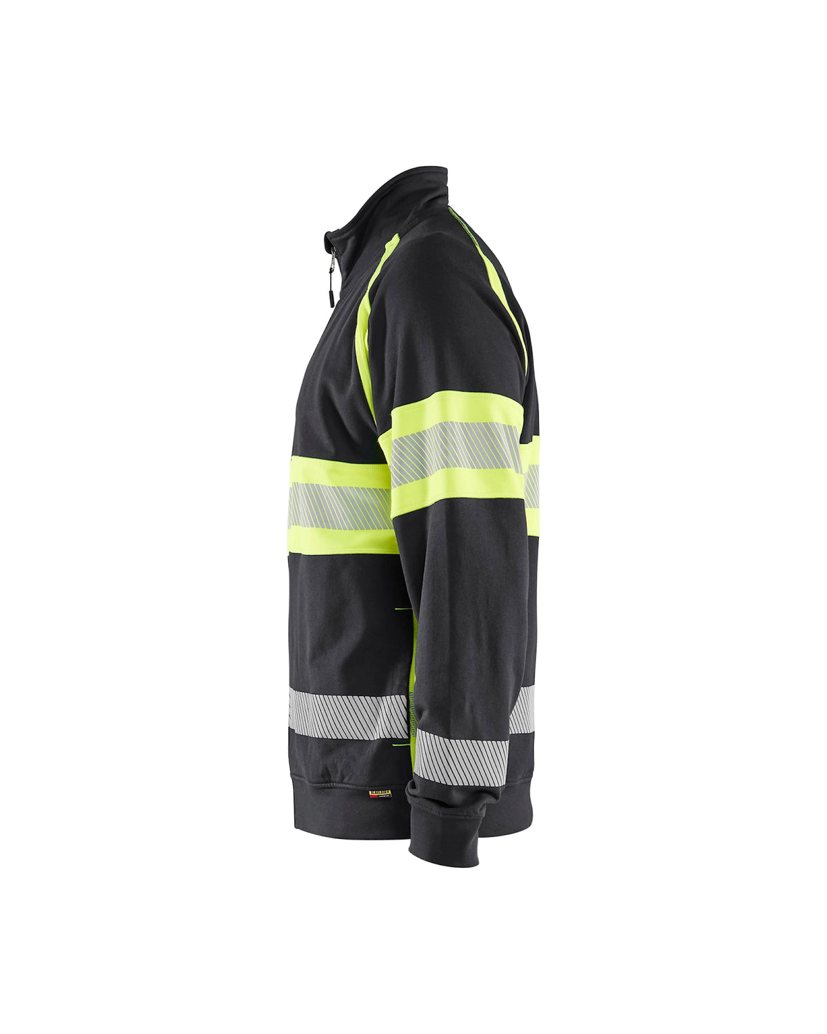 Blåkläder 3551 Warnschutz Sweatjacke Kl. 1 – schwarz/gelb