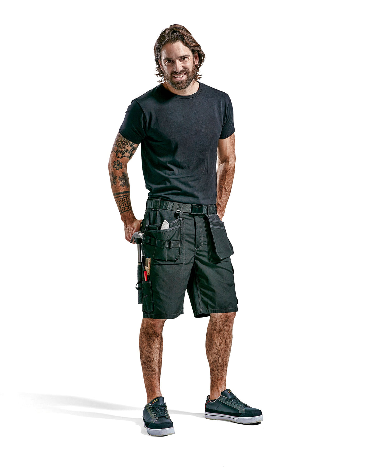Blåkläder 1526 Handwerker Shorts Lightweight – schwarz