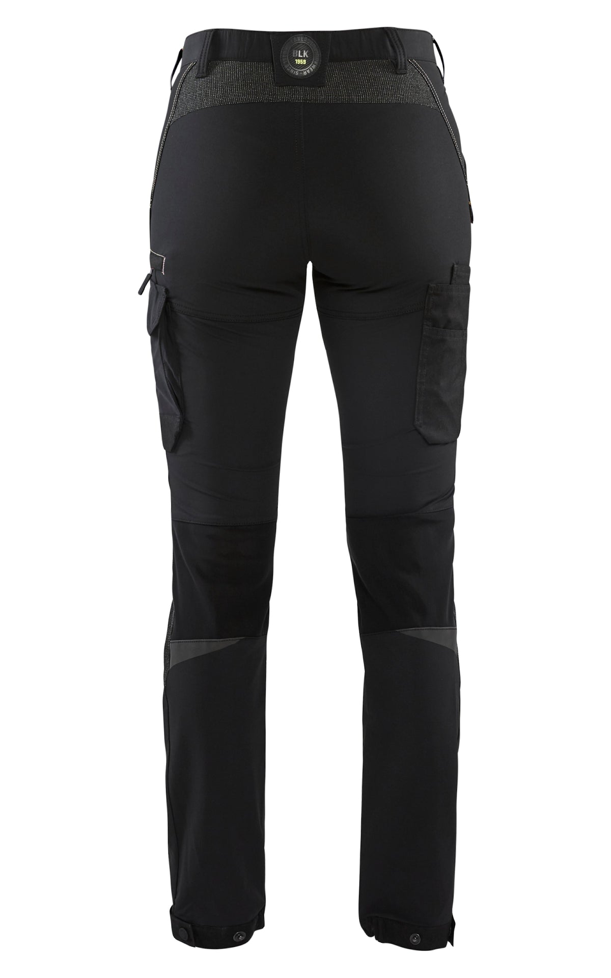 Blåkläder Damen 7122 Stretch Servicehose – schwarz/dunkelgrau