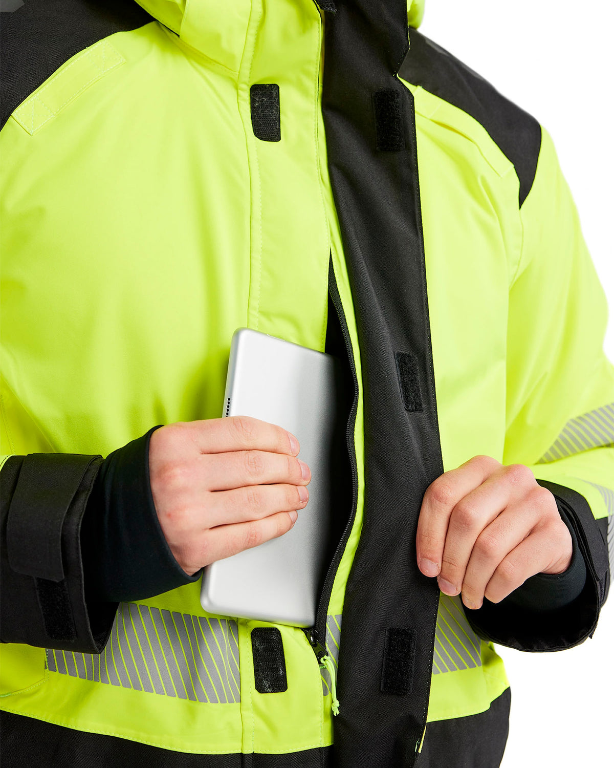 Blåkläder 4457 Warnschutz Winterparka Kl. 3 – gelb/schwarz