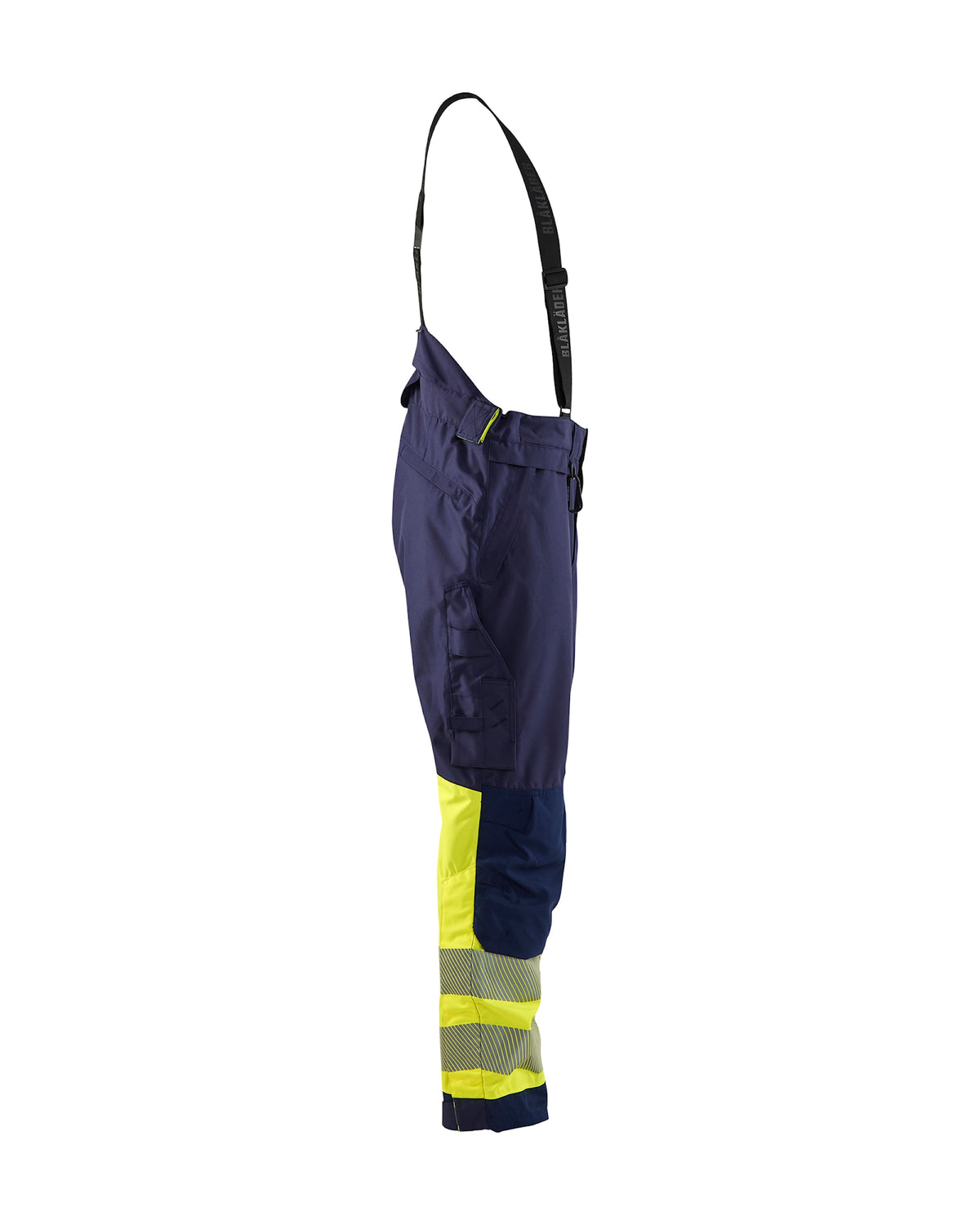 Blåkläder 1877 Warnschutz Regenhose – marine/gelb