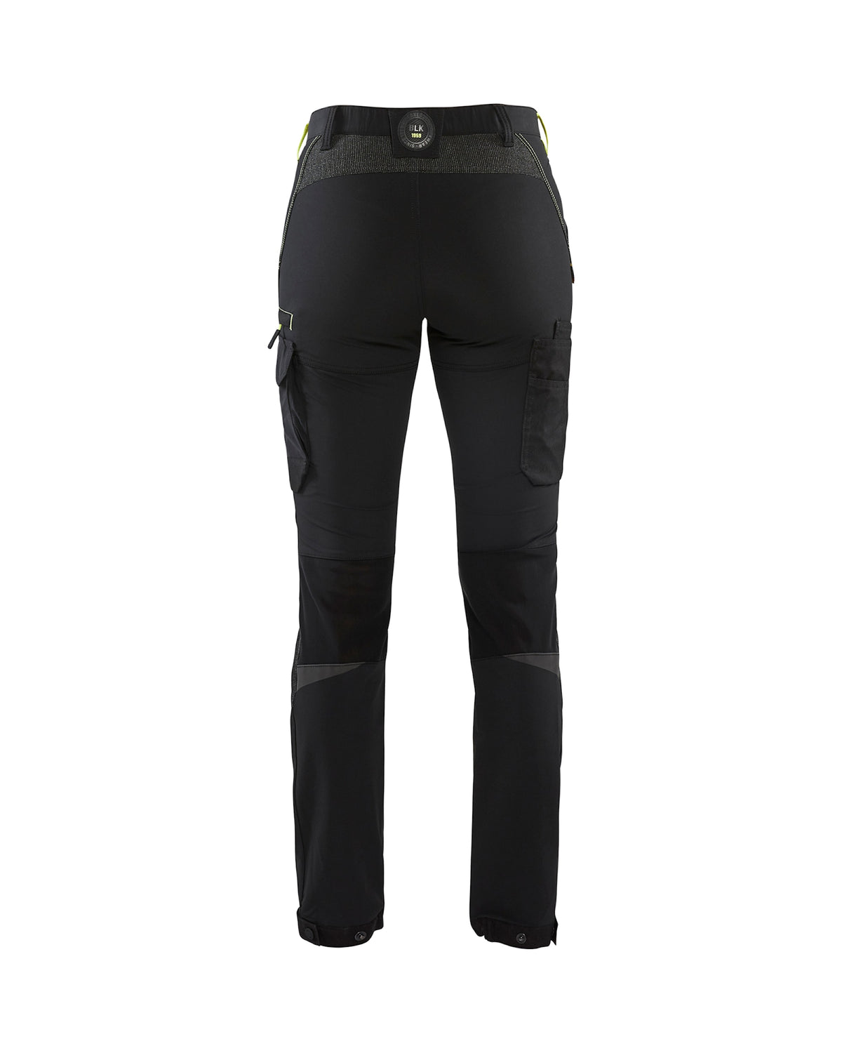 Blåkläder Damen 7122 Stretch Servicehose – schwarz/gelb