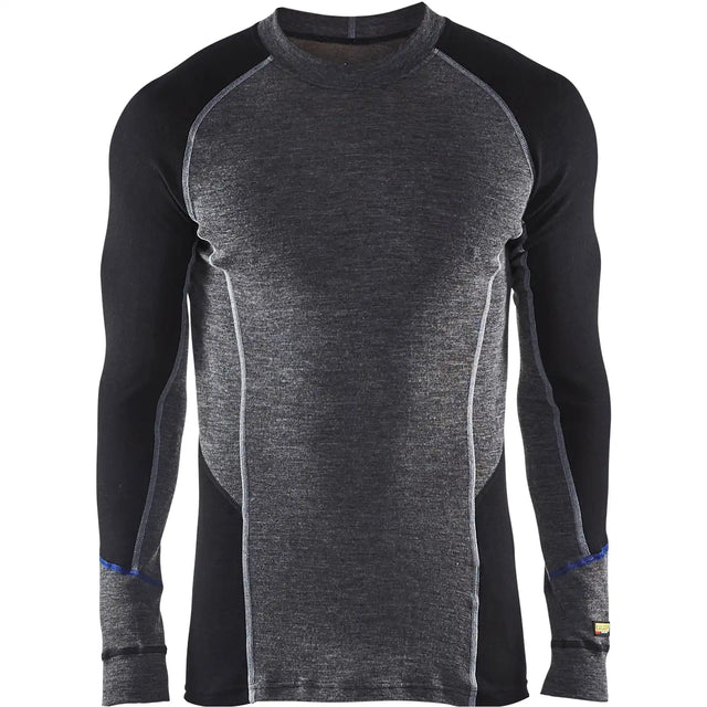 Blåkläder 4897 Warm Merino-Unterhemd langarm grau – grau