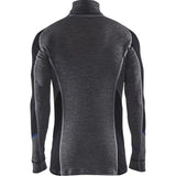 Blåkläder 4899 Warm Merino Zip-Unterhemd lang grau – grau