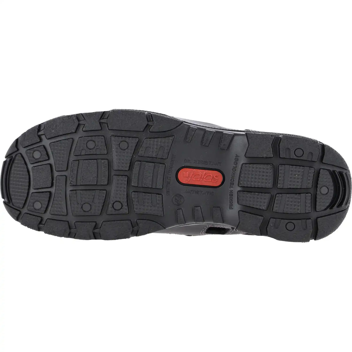 Jalas 1510 Antislip S1 Sicherheitssandalen schwarz – schwarz