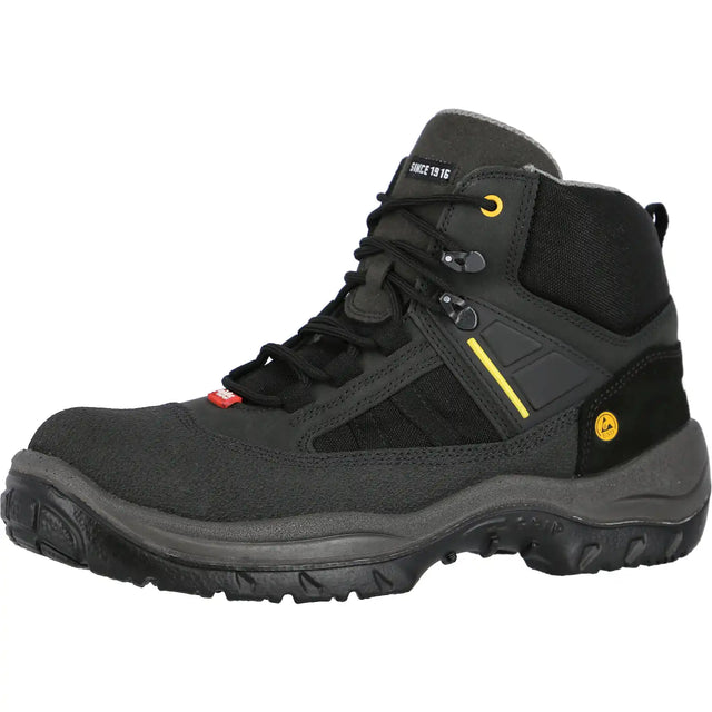 Jalas 3150 ESD S2 Sicherheitshochschuhe schwarz – schwarz