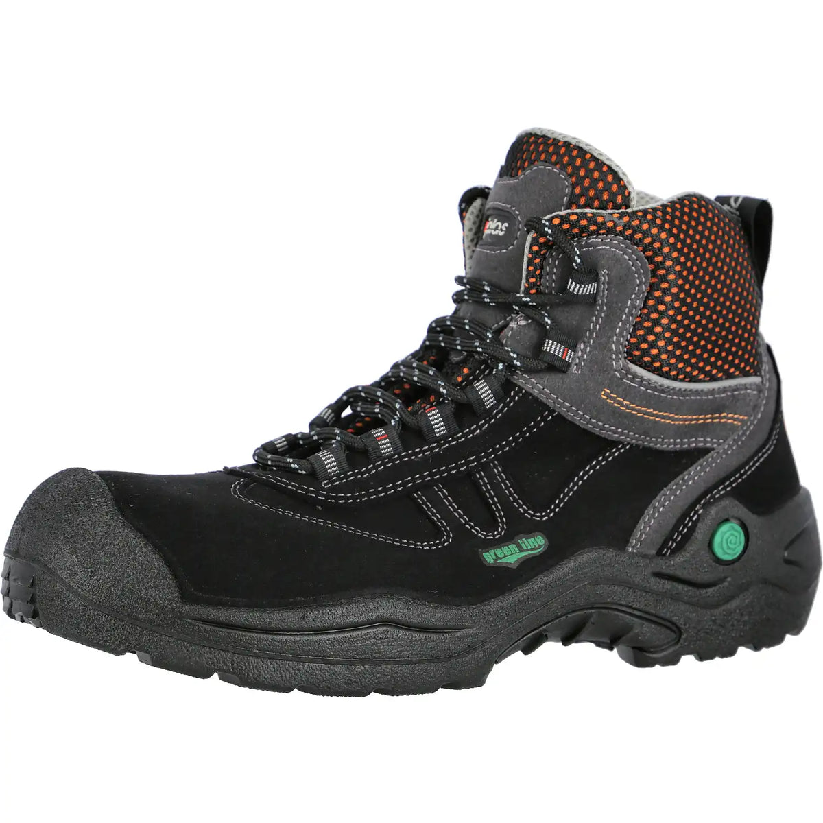 Jalas Nature Line S3 Sicherheitshochschuhe grün – schwarz