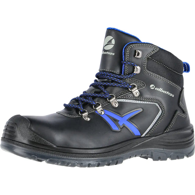 Albatros Unit MID S3 Sicherheitshochschuhe SRC schwarz – schwarz