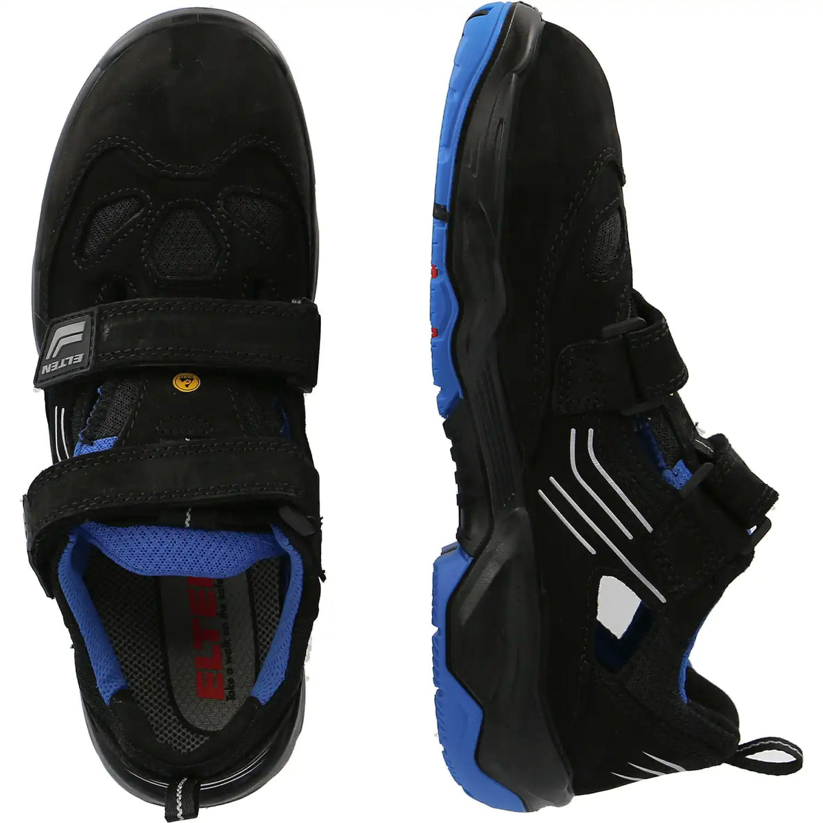 Elten Ambition Easy ESD S1 Sicherheitssandale schwarz – schwarz