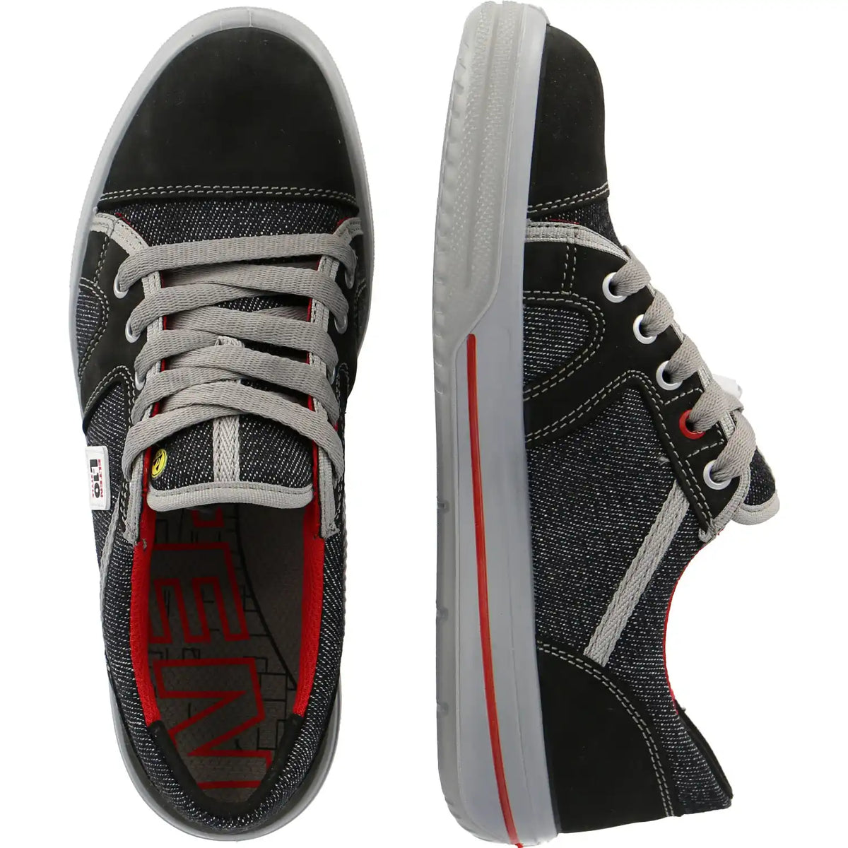Elten Sensation Low ESD S2 Sicherheitshalbschuh blau – blau